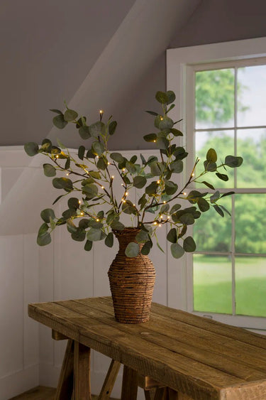 Evergreen Eucalyptus Branch 32 LED Lights Set of 2 - Melillo EnterprisesAll categories